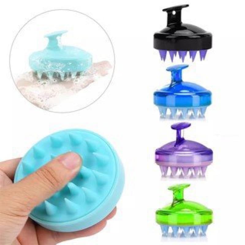 1 Escova Massageadora De Couro Cabeludo E Anti Queda De Cabelo.