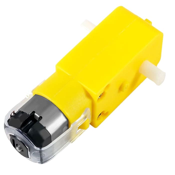 Motor Dc 3-6v Caixa De Redução E Eixo Duplo Para Arduino Pic