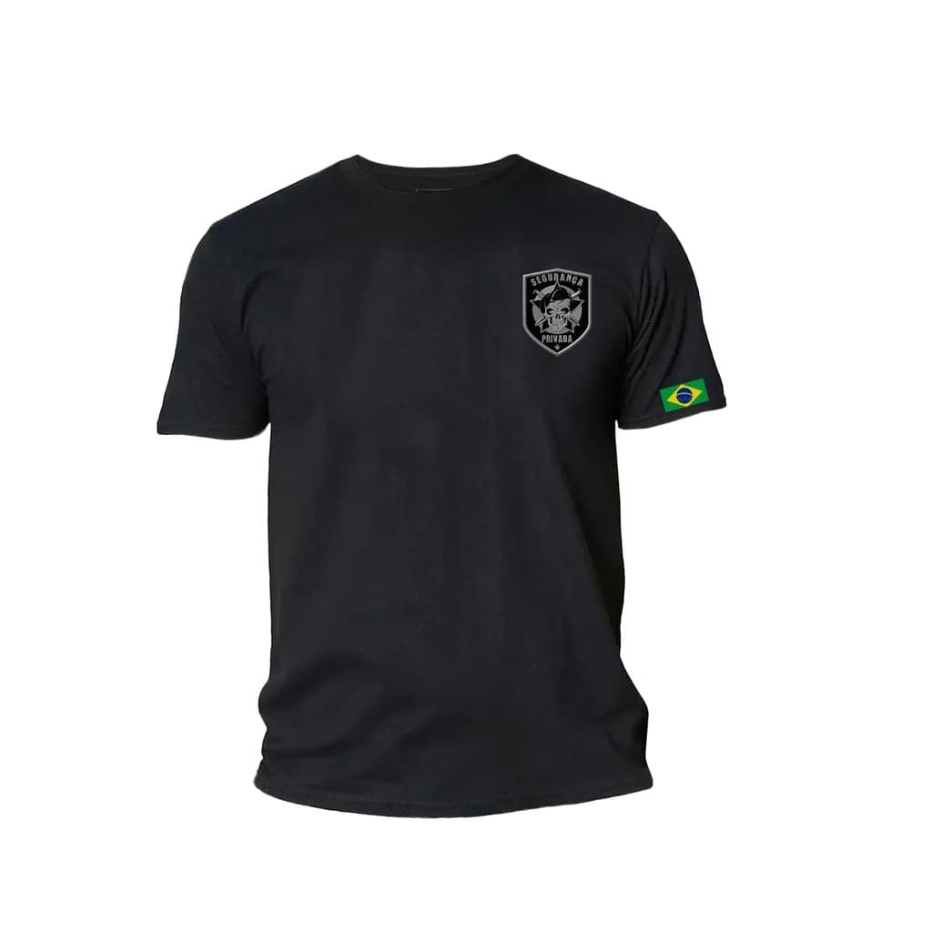 Camiseta unissex gola redonda segurança oferta lançamento