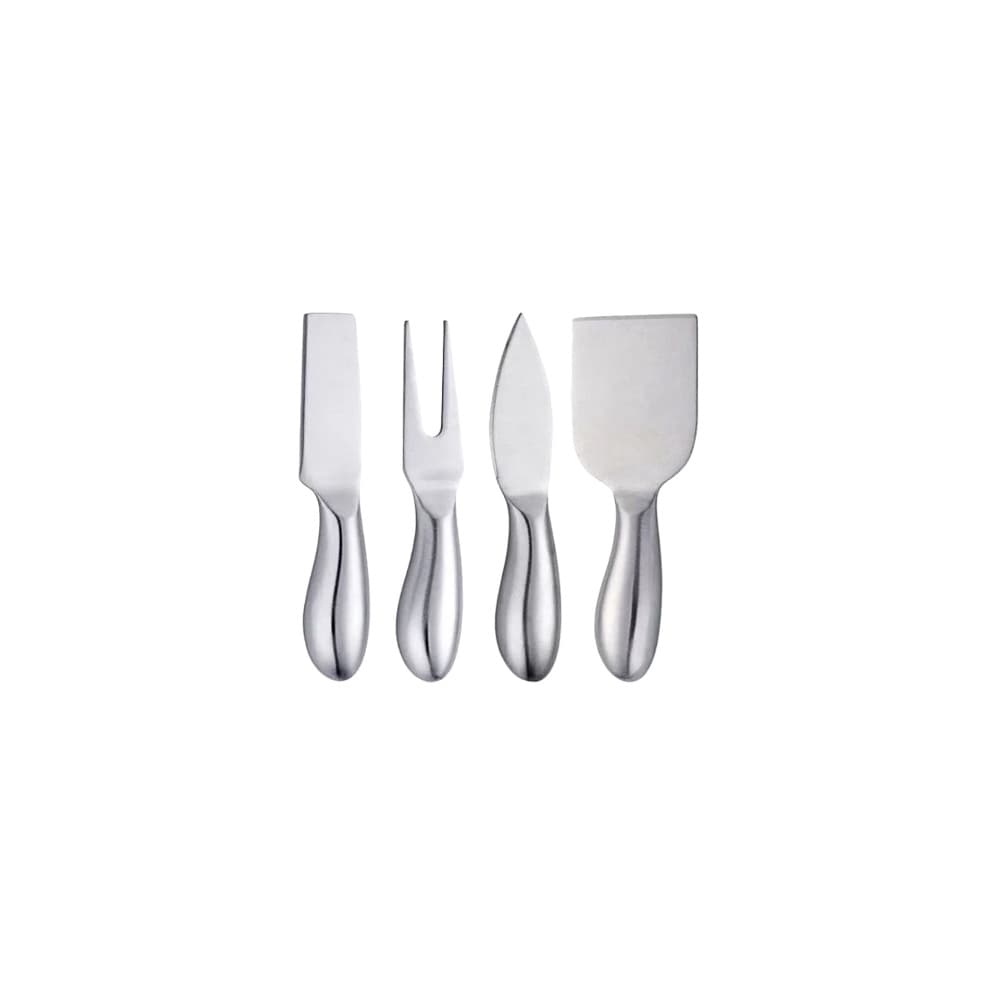 Conjunto Para Queijo de Inox - 4 Peças