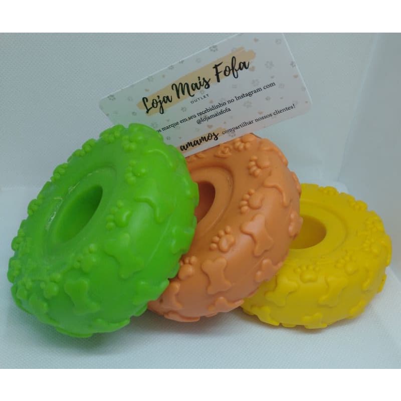Brinquedo Pet Pneu de Borracha, Brinquedo Pneu , Brinquedo mordedor, Pneu para cachorros, Brinquedo Anti Stress, Brinquedo Interativo, Brinquedo para cães