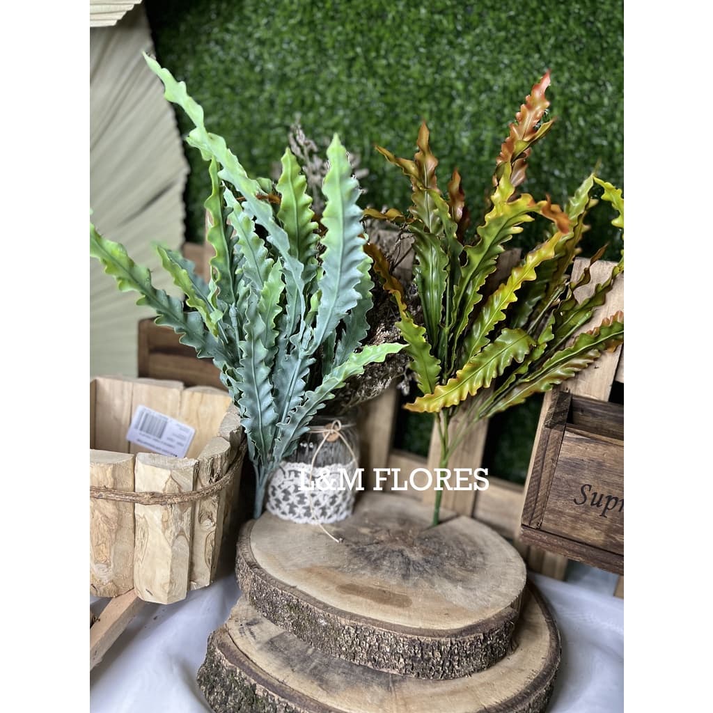 Buquê de Alga Marinha artificial com 5 galhos ideal para arranjos e decoração de festas e eventos