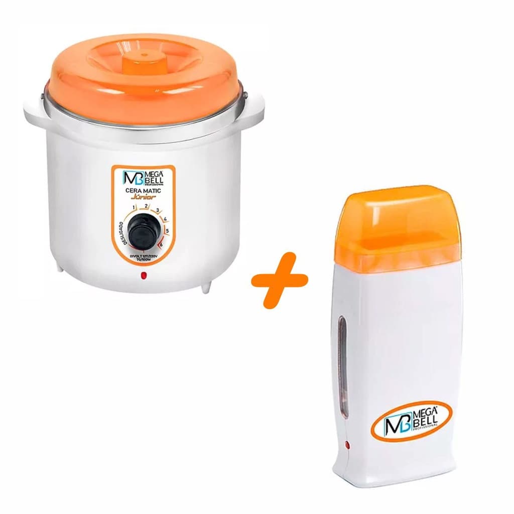 Kit Termocera 400g LARANJA +Roll On LARANJA MegaBell