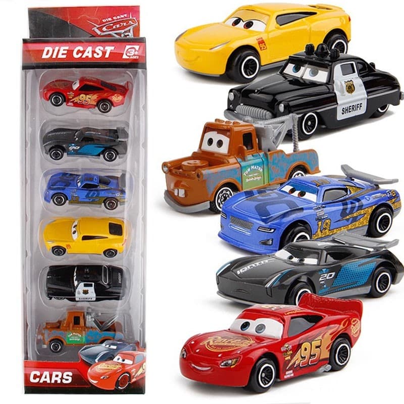 Conjunto De Brinquedos Para Carros Hot Wheels 6PCS | Veículos De Brinquedo Fundidos Da Liga Justiça , Vingadores Ou , De
