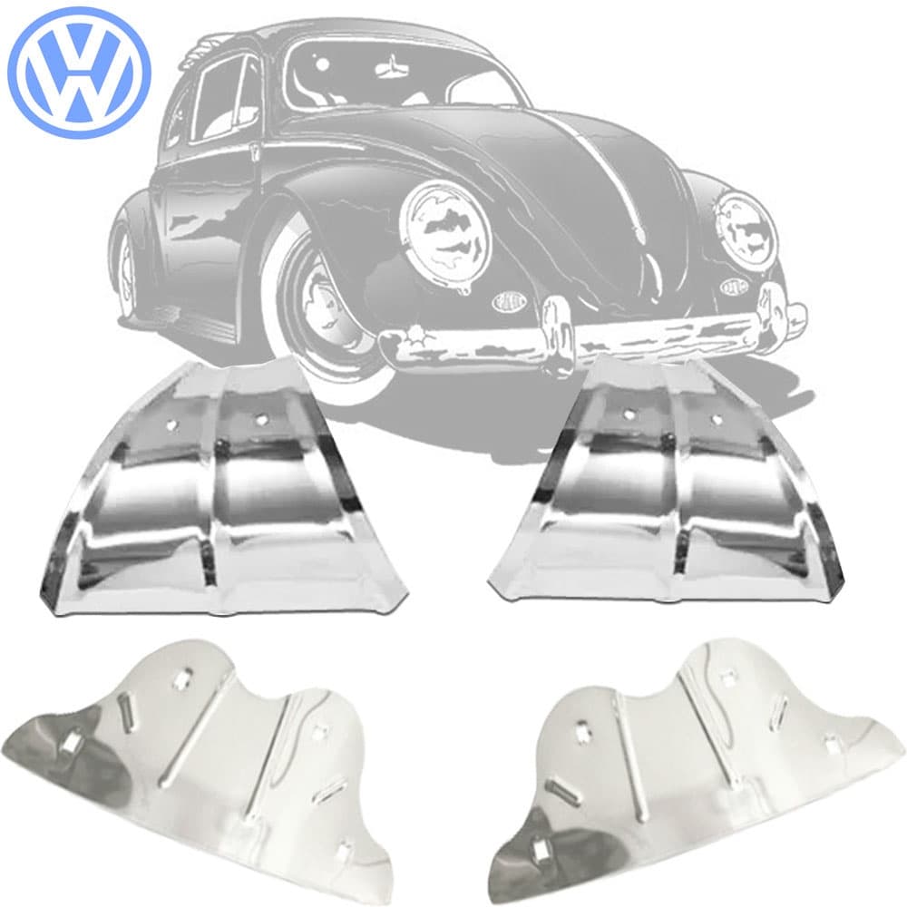 kit reforço paralamas polainas dianteiro traseira Fusca VW