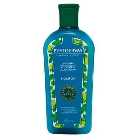 Shampoo Anticaspa Limão e Menta Phytoervas 250ml
