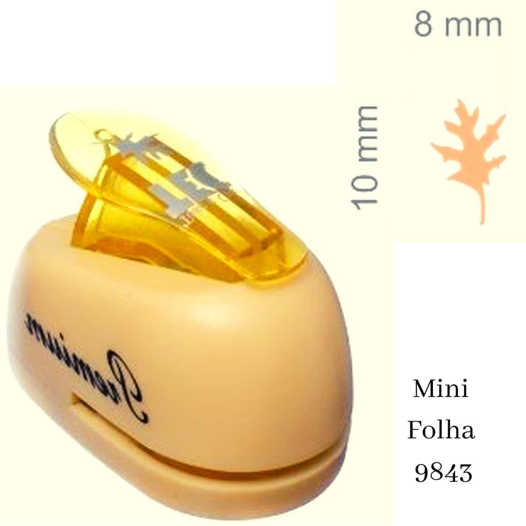 Furador Artesanal Mini Folha 9843 (toke e crie)