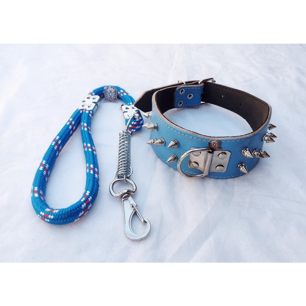 Colera cachorros de couro com guia corda cachorro grande super resistente ideal para cachorros que puxa muito pitbull rotwailler