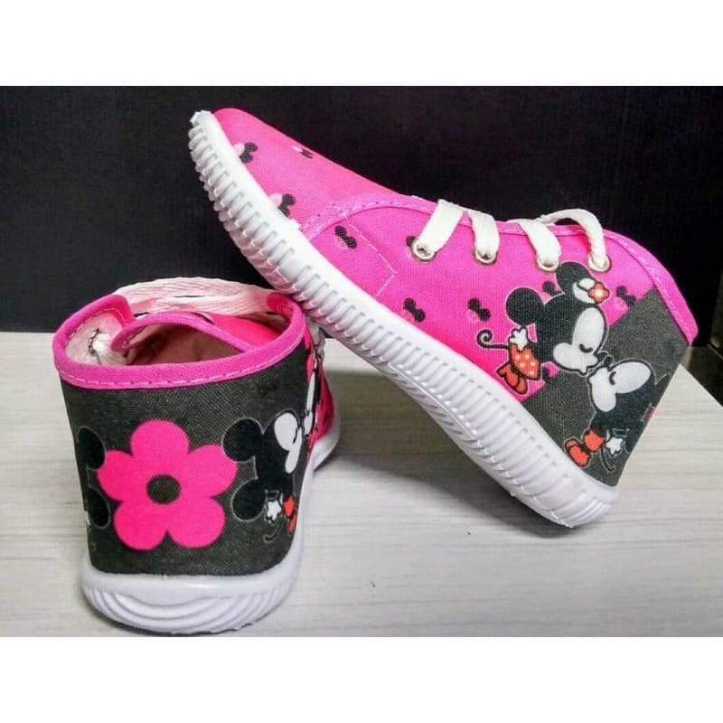 Tênis Minie Flor Infantil Feminino