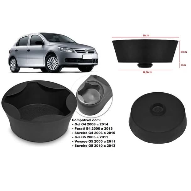 Borracha Porta Copo Console Copos Gol Parati G4 Saveiro Voyage G4 G5 G6 G7 PROMOÇÃO