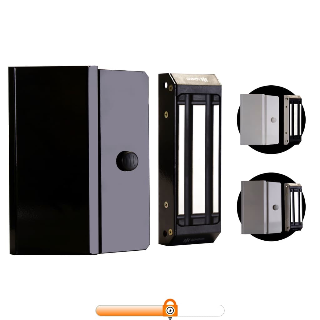 Fechadura Magnética M80 Eletroímã Portas Pivotante Vidro Madeira Força 80kg