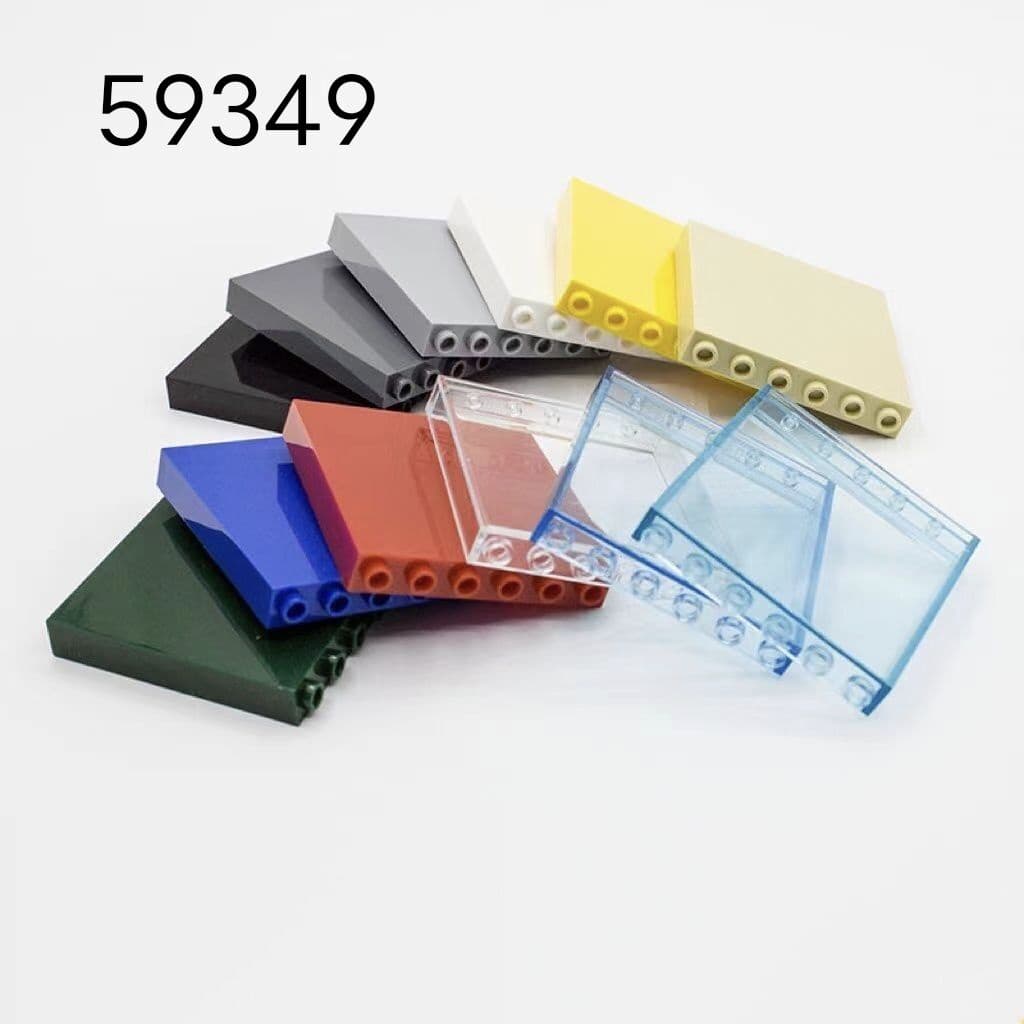 Acessórios DIY de partículas pequenas 59349 Peças de tecnologia 1x6x5 Blocos de construção de montagem de placa de pared