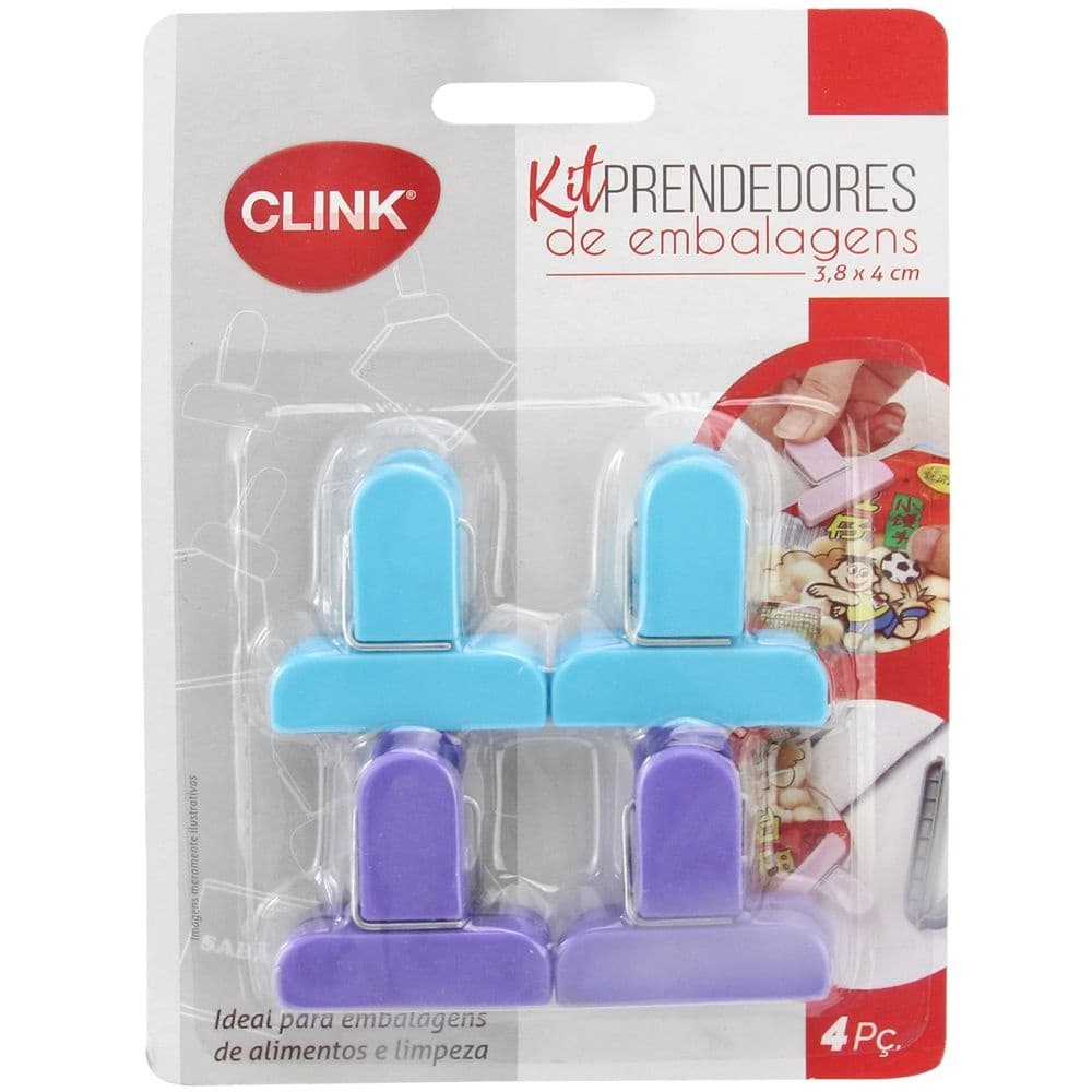 VEDA EMBALAGENS KIT COM 4 UNIDADES