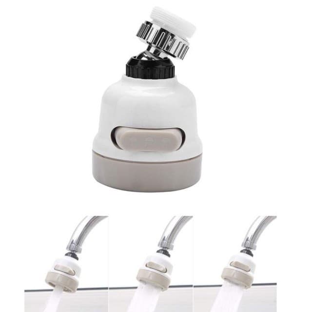 Bico Arejador de Torneira Antirrespingos/Filtro com Rotação 360° para Economia de Água em Torneira de Cozinha/Banheiro