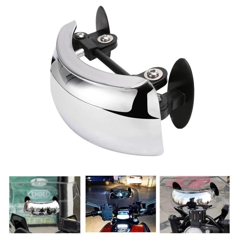 (Moto 180 Graus Cego Ponto Espelho Grande Angular Espelhos Retrovisores) (Piloto Retrovisor Acessórios Para Bmw 1200gs)