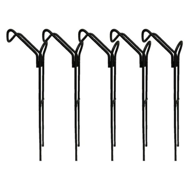 5x Suporte Para Varas de Pesca Apoio Reto Pesqueiro Barranco Telescópica