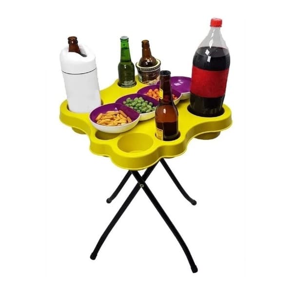 Petisqueira Mesinha Mesa Para Petiscos Dobrável