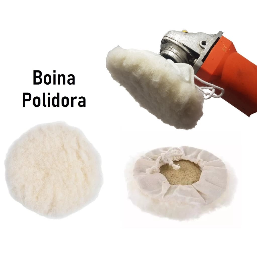 Boina Para Polimento 100% Lã de Carneiro