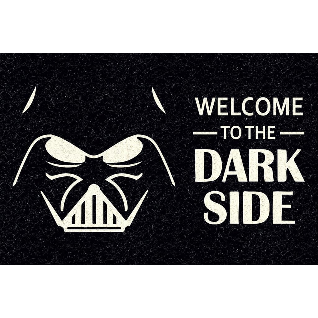 Capacho para Porta Welcome To The Dark Side 60x40 cm