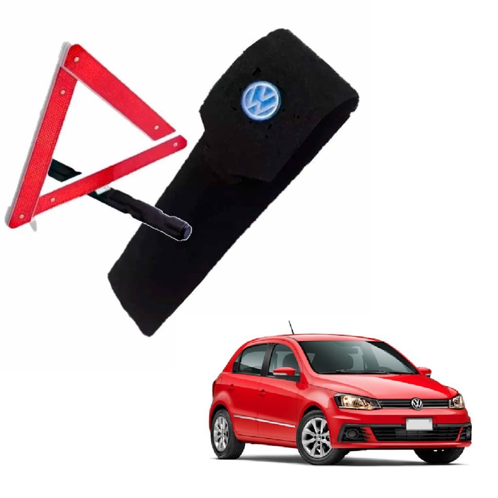 Capa Porta Triangulo De Segurança Vw Volkswagen Automotivo Universal Protetora Organizadora