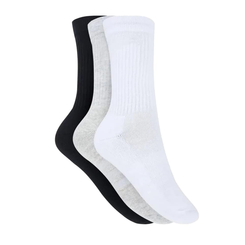 1 Par Meias Masculina Cano Longo Grossa Meia Sport Cano Alto