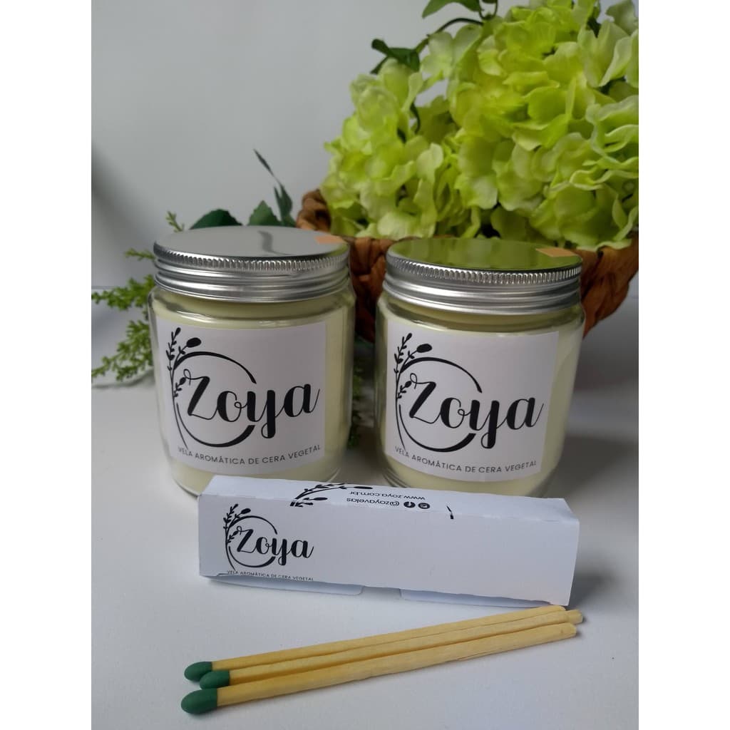 Cinnamon Pancake vela aromática 2 potes  vela perfumada vela literária Zoya