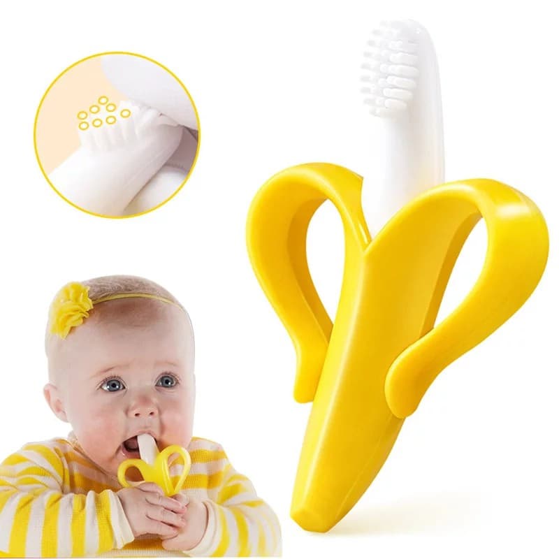 Mordedor Bananinha de silicone