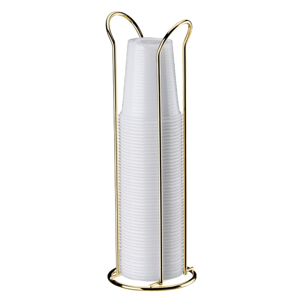 Suporte Organizador Porta Copos Descartáveis 200ml Café Dourado 1148dd - Future