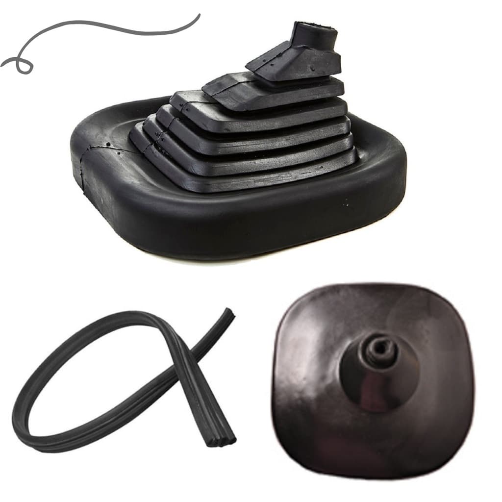 Coifa Guarda Po Borracha Vedacao Alavanca Cambio Caminhão Vw Ford Kit