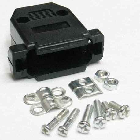 5 Peças - Capa Db15 P/ 2 Fileiras Kit Curto Preta Promoção