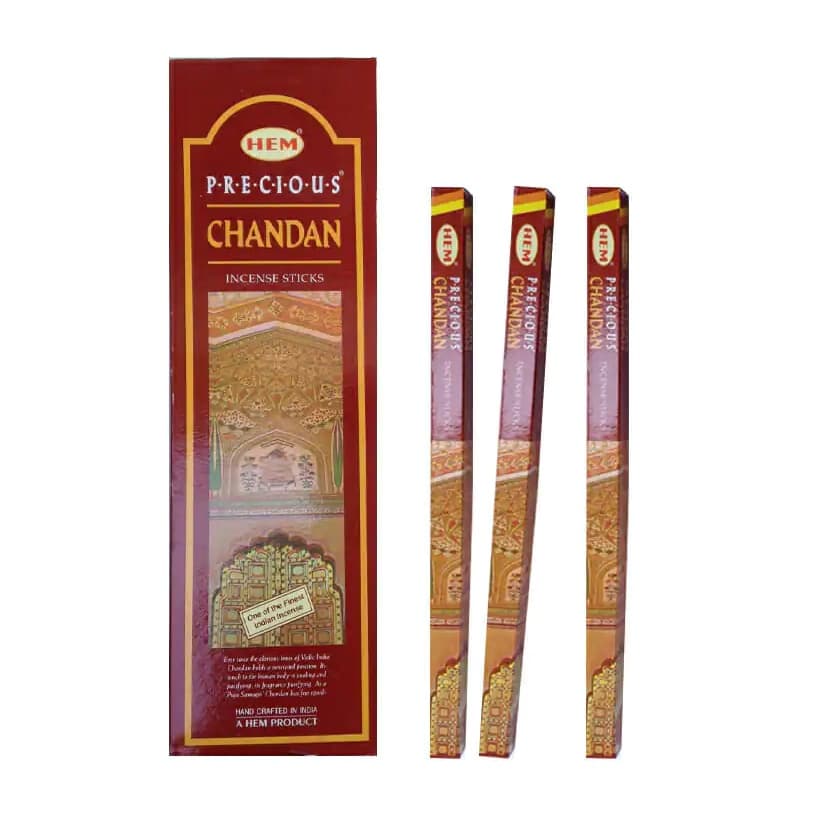 Kit  Incensos Indiano HEM Precious Chandam
