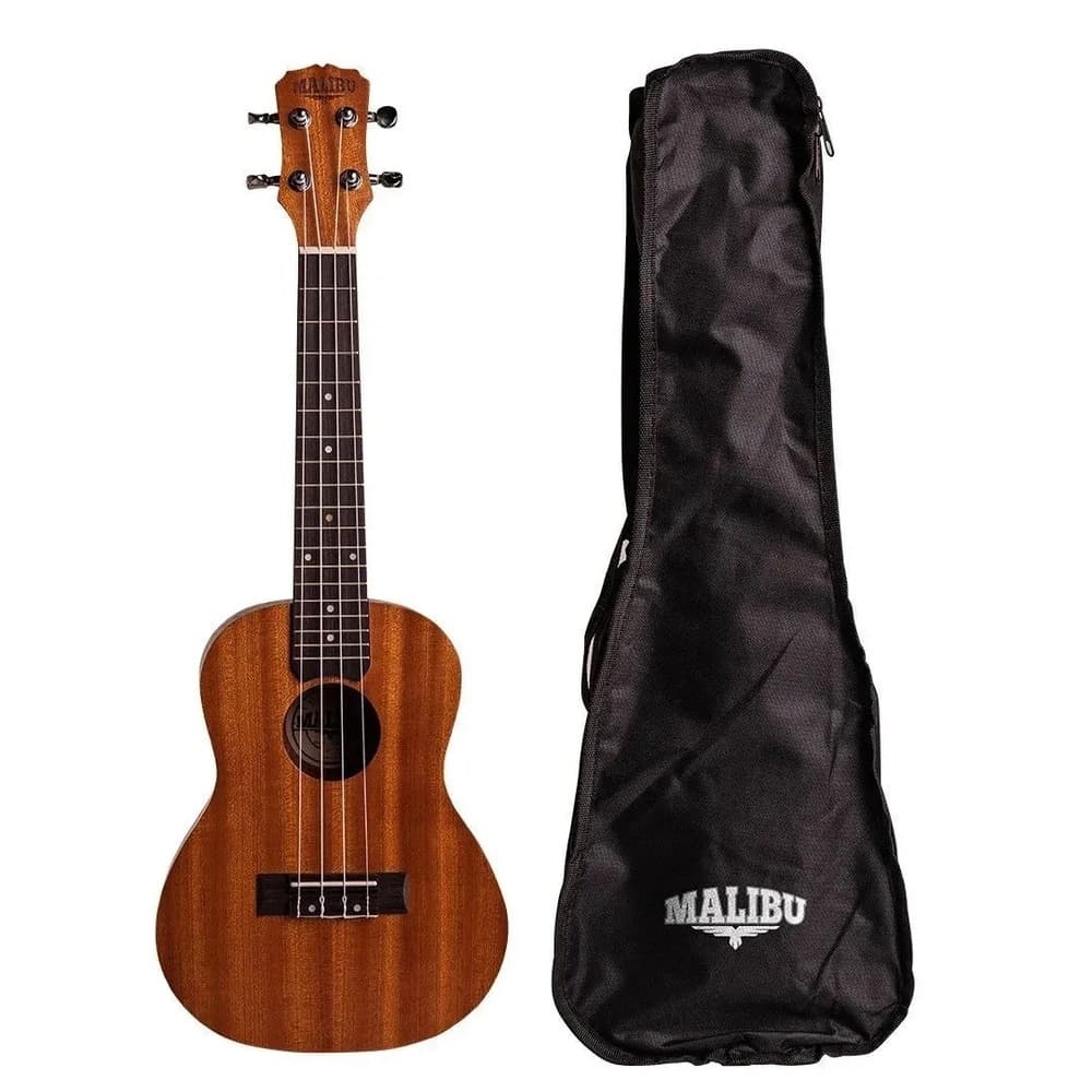 Ukulele Malibu Eletrico Soprano 21SE Fosco Natural Com Bag