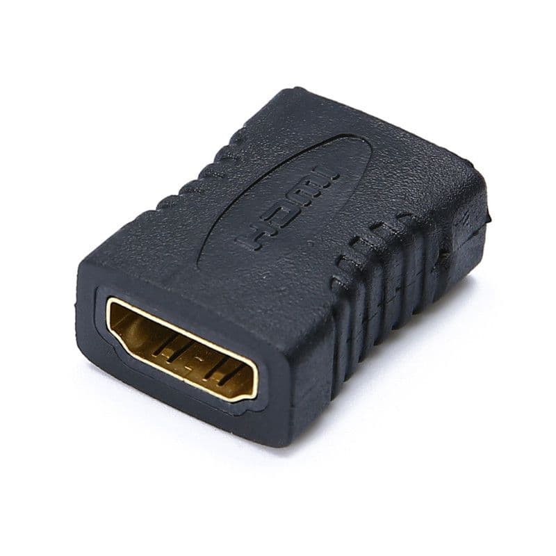 Adaptador Extensão Hdmi Fêmea X Fêmea Conecte 2 Cabos Hdmi