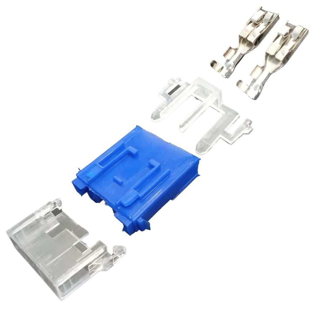 Kit Porta Fusivel Lamina Max Importado Para Montar Com Tampa Corpo Em Acrílico Transparente Proteção Módulo Som