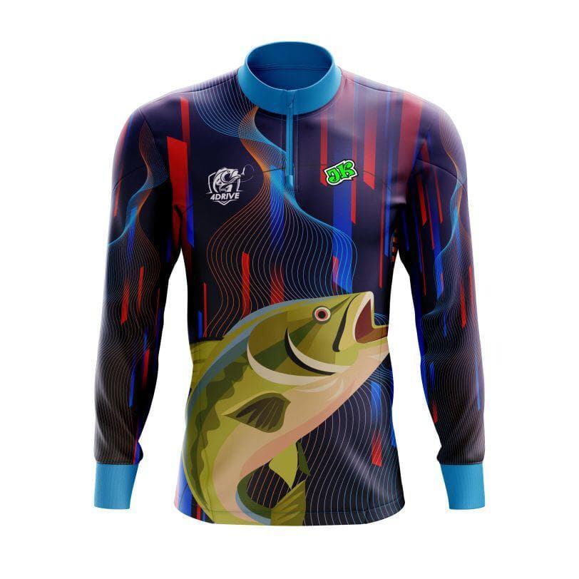 CAMISETA DE PESCA MASCULINA MANGA LONGA PREMIUM