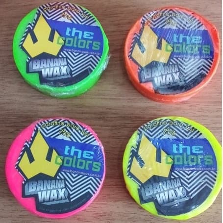Parafina Surf Colorida Banana Wax The Colors  Promoção