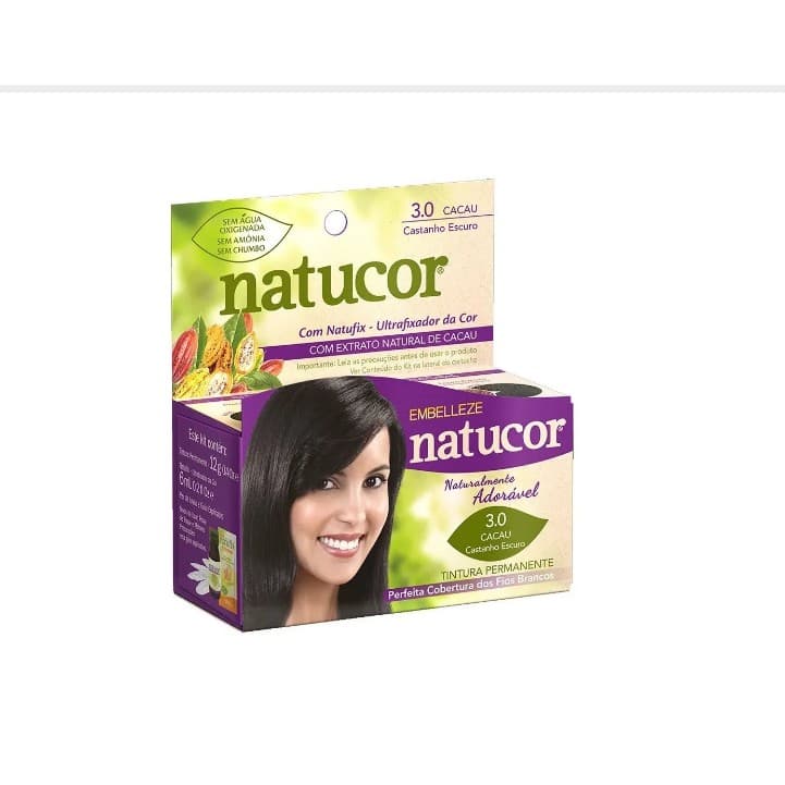 01 Tintura Permanente Natucor - 12g - Escolher Cor