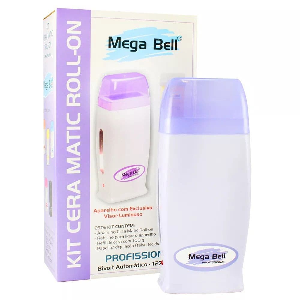 Kit ceramatic Roll-on (aparelho / cera 100g / papel c/25 und)