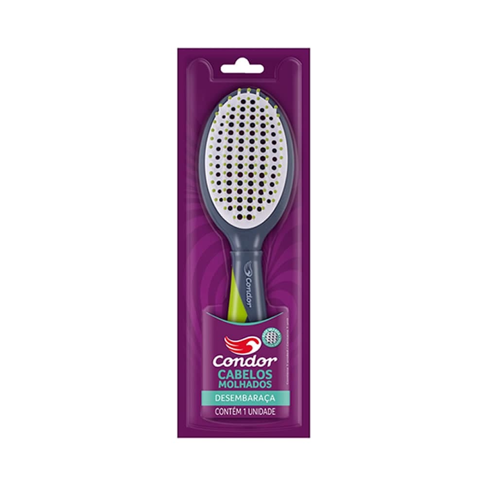 Escova De Cabelo Joy Júlia Oval Vazada - Condor