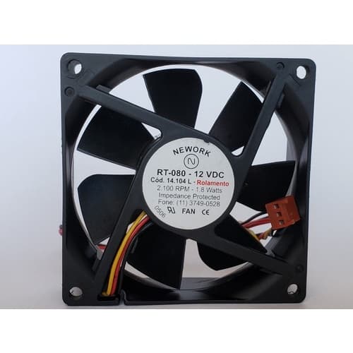 Cooler Ventoinha  80x80x25mm 12v 2100 Rpm