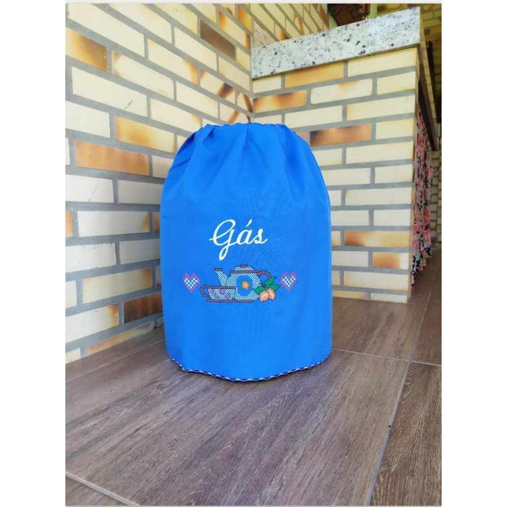 Capa De Botijão De Gás Ponto Cruz