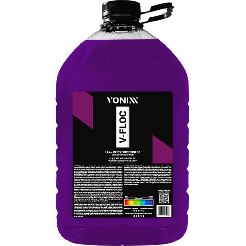 V-Floc 5L Shampoo Lava Autos Super Concentrado Vonixx