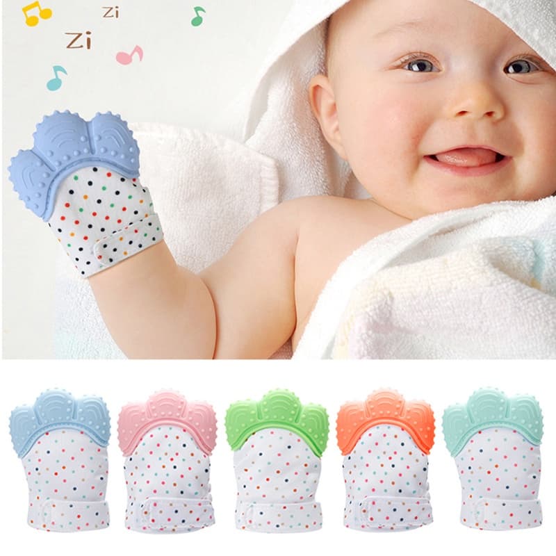 Mordedor De Silicone Para Dentição De Bebê sfghouse Luva De Dente Som De Chupa De Dedos Brinquedo Macio BPA Mastigáveis