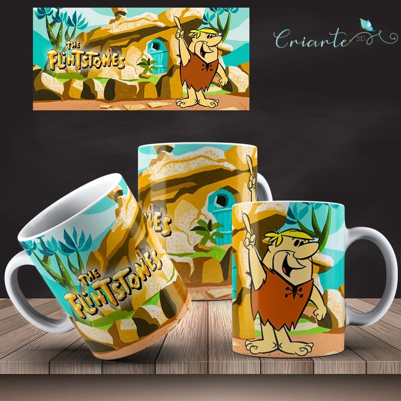 Caneca Porcelana Coleção Os Flintstones #07