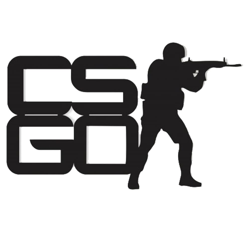 Quadro Decorativo CsGo Preto