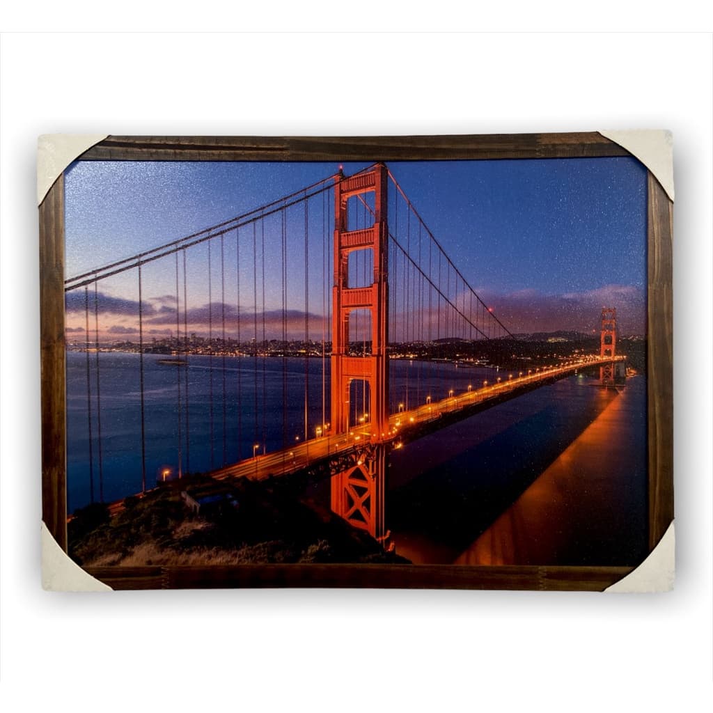 Quadro Decorativo Ponte Golden Gate San Francisco 50x70 Cm Promoção