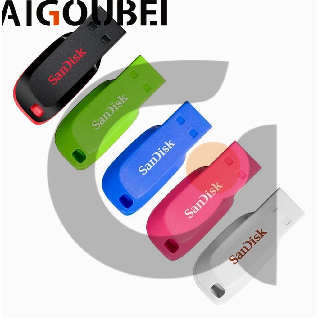 Unidade Flash USB 2.0 Stick Drives Drive 4GB-128GB Memory 2.0 5 Cores Em Estoque Pronto