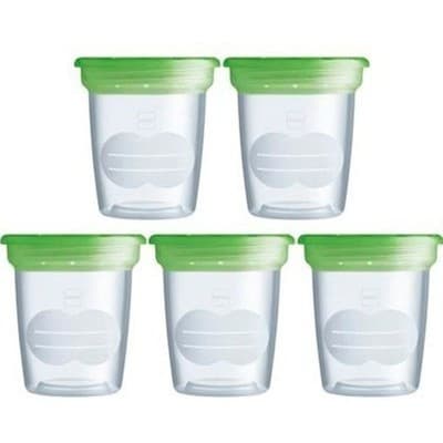 Conjunto De Potes Com Tampa Verde Storage Solution - MAM