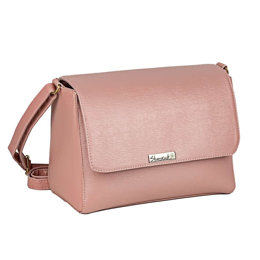 Bolsa Feminina Alça Transversal Promoção Rosa