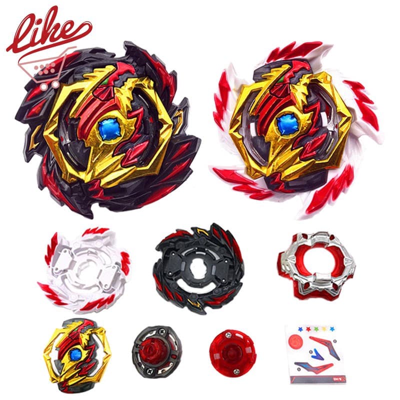Flame B-145 Dx Starter Benome Diaibolos.Vn.Bl Spinning Tops Gyro Set, Gyro Apenas Com 2 Camadas